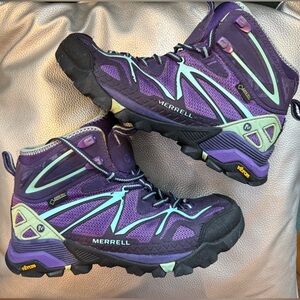 Merrell Royal Lilac Capra Mid Gore-Tex Boots